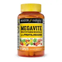 Витамины и минералы Mason Natural Megavite Fruits &amp; Veggies, 60 каплет