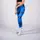 Леггинсы женские спортивные с пуш-ап Tie Dye 18710 XL синий мрамор