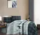 Полуторное постельное белье Фланель First Choice Flannel Happines Green новый год 160х220см
