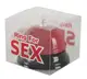 Звонок настольный "RING FOR SEX" бордовый