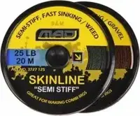 Поводочний матеріал D.A.M SkinLine Semi-Soft 20m 25lb Weed