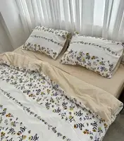 Постільна білизна сімейна Dushka Home Сатин 20447 160х215х2 см