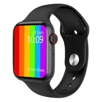 Розумні годинник IWO 10 Lite Plus з вимірником тиску і пульсу (Чорний)