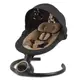 Укачивающий центр для ребенка Kidwell 2в1 REVE Black/Gold / Электрическая качалка шезлонг для новорожденных