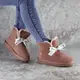 Угги женские Fashion Hobbs 2282 39 размер 24,5 см Розовый