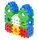 Конструктор Bamsic "Mini pazzle №1" 100 детелей. Multicolor (144036)