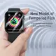Защитное стекло Baseus Full-screen для Apple Watch series 1/2/3 (42mm), Black  (SGAPWA4-F01)