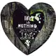 Подушка сердце 3D Life is nothing without love 40х40х7,5 см 3DPS_WOL002