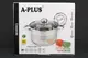 Кастрюля со стеклянной крышкой A-Plus AP-2165 16 см 2,1 л