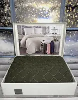 Haki вязаный акриловый плед. Zeyd Home Турция.