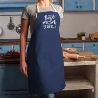 Фартук "Best mum ever", Синий, английский
