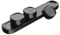 Магнітний тримач дротів Baseus Peas Cable Clip, Black (ACWDJ-01)