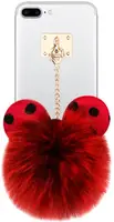 Чехол-накладка DDPOP Real Mouse Polka Dot case iPhone 7 Wine