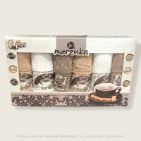 Кухонныхе махровые полотенец Merzuka Coffee 40х60см (6 шт)