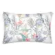 Двуспальная постель с простыней на резинке TROPICAL FLOWERS CS3