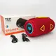 Bluetooth-колонка TG657 с RGB подсветкой 1500 mAh, беспроводная колонка портативна мощная. Цвет: красный