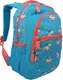 Школьный рюкзак 19L Riciclo Schulrucksack голубой с акулами