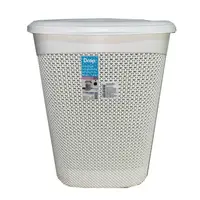Корзина для белья Ucsan Рlastik M-170-Ivori 52 л слоновая кость