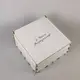 Коробка подарочная деревянная З днем народження! 20x20x10 см (белая)