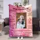 Плед 3D со своим фото для дочери Доченьке Яркая звездочка 17617 135х160 см