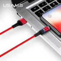 Кабель USAMS Lightning Aluminum Alloy магнітний US-SJ352 U32 | 1m, 2.4A |