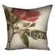 Подушка с принтом габардиновая Love 50x50 см 5P_LP268