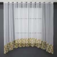 Арка (270х150см.) из макраме на кухню, балкон. Цвет белый. Код 000к 51-202
