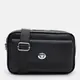Женская кожаная сумка Borsa Leather K12602bl-black