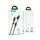 Кабель HOCO Combo 2 in 1 Type-C to Type-C/Lightning Moulder fast charging data cable U106 |1.2m, 5A/100W, PD 20W|