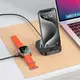 Зарядка Qi HOCO Astute 3-in-1 desktop charger+watch charger set CQ16A
