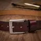 Ремень с дырками мужской Vintage 20381 Коричневый