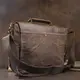 Солидный портфель на плечо Vintage 20119 Коричневый