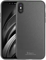 Чехол-накладка Ipaky Carbon Fiber Series/Soft TPU Case iPhone XS Max Gray