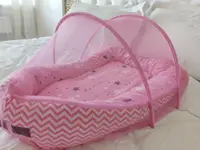 Дитяча ліжечка з москітною сіткою Portable Baby Bed
