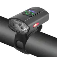 Велоліхтар 2285-2XPE Ultra Light Aluminium вбудований акумулятор, індикація заряду, Waterproof