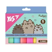 Мел цветной круглый Yes Pusheen 400559 6 цветов