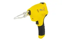 Паяльник імпульсний MASTERTOOL з трансформатором, 3 режими, 200 Вт, 220-240 V, 50 Hz, 0-500 ° С, LED. Yellow and Black (44-0002)
