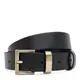 Женский кожаный ремень Borsa Leather 110b1genw114-black