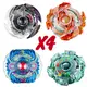 Набор Волчков BEYBLADE Бейблейд 4 шт - Kaiser, Ragnaruk, Stamina, Attack с пусковым устройством