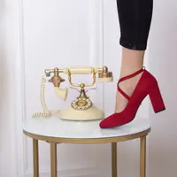 Туфли женские Fashion Clementine 2554 35 размер 22,5 см Красный