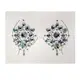 Наклейки кристаллы для груди Crystals 3 8496 15.5х10 см