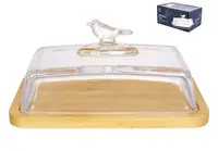 Масленка BonaDi Bird 992-407 8.5х11х17.5 см бежевая