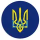 Коврик для компьютерной мыши круглый Тризуб 20 см