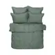 Постельное белье сатин premium Lotus Home - Dakota оливковый полуторный
