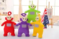 Набір м'яких іграшок Телепузики RESTEQ, Іграшки із мультфільму Teletubbies 4 шт