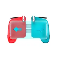 Ігровий геймпад тригер Lesko AK16 Red + Blue джойстик мобільний для ігор на смартфоні