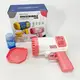 Детский пистолет мыльные пузыри Rocket Bubble Gun 15,8 см автоматический. Цвет: розовый