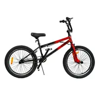 Велосипед детский трюковый 20" Corso "BMX-2506" односкоростной, пеги. Black and Red (127125)