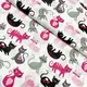 Подростковая постель с простыней на резинке CATS CS15