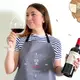Кухонный фартук с надписью, хлопок, It's wine o'clock 75х51 см